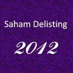 Saham Delisting 2012 BEI